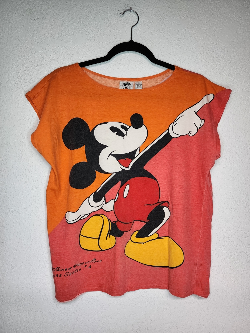 Vintage Mickey Mouse 80s Womens Shirt Walt Disney Collector Series #4